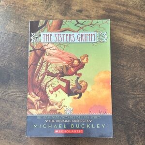 Scholastic The Sisters Grimm with Red and Green Cover